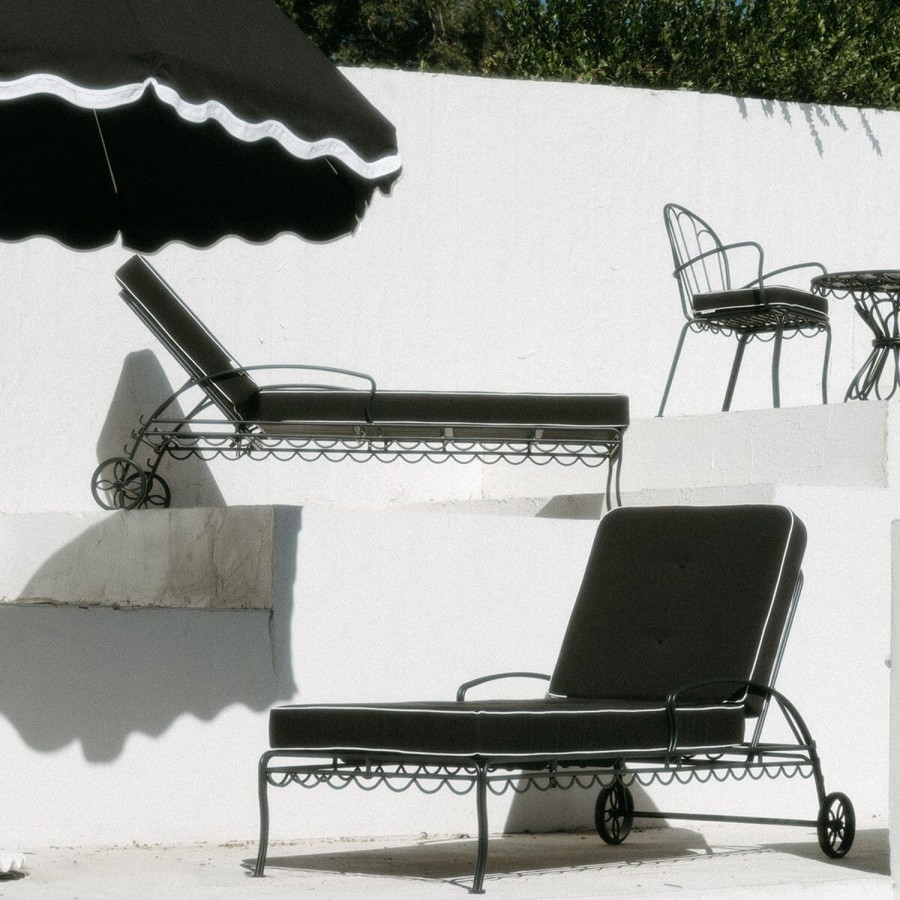 Business & Pleasure Co The Al Fresco Sun Lounger - Vintage Black Online