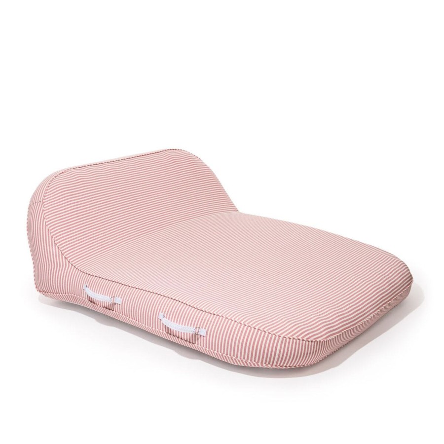 Business & Pleasure Co The Xl Pool Lounger - Laurens Pink Stripe Online