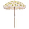 Business & Pleasure Co The Holiday Beach Umbrella - Vintage Lemons New