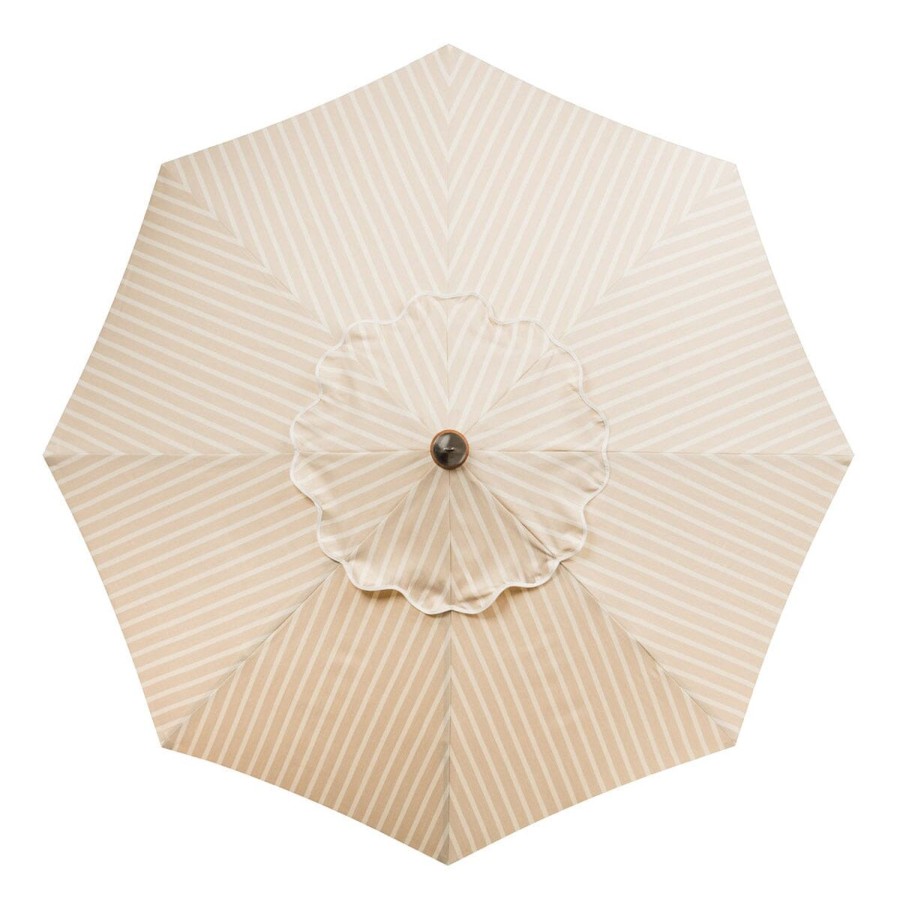 Business & Pleasure Co The Market Umbrella - Monaco Natural Stripe Online